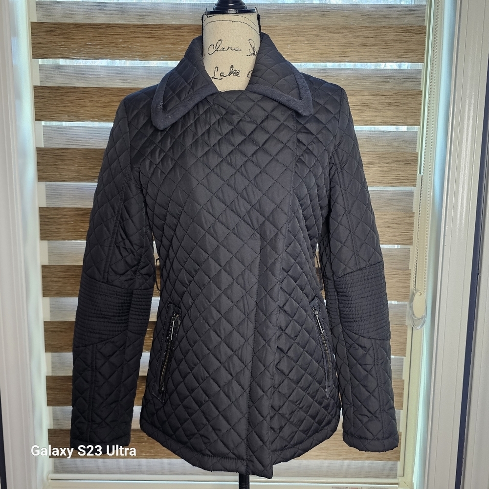 DKNY Women’s Asymmetrical Black Jacket. Size S - Picture 2 of 16